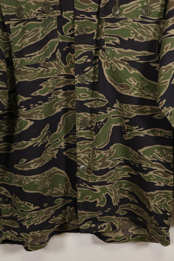 Actual Late War Pattern US-L Tiger Stripe Shirt, almost never used.