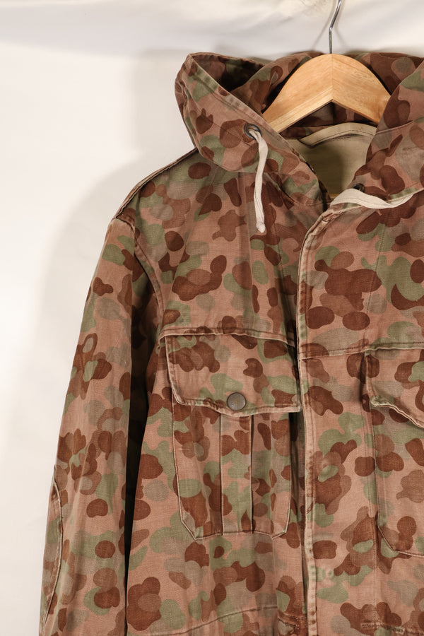 1960s–70s M57 Austrian Army P-Pattern Camouflage Hoodie, Used, Size C