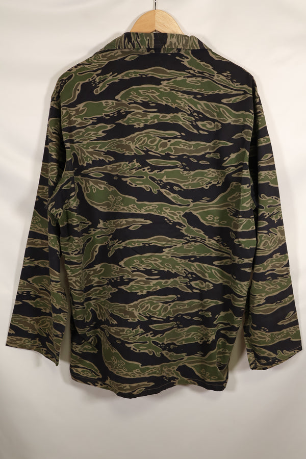 Actual Late War Pattern US-L Tiger Stripe Shirt, almost never used.