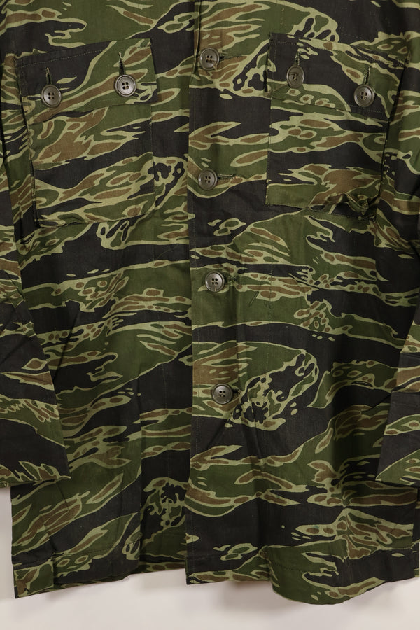 Actual Late War Pattern US Size Tiger Stripe Shirt Dark Color Almost Unused