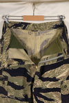 Real Okinawa Tiger Pattern Tiger Stripe Pants with alterations US Cut US-S Used