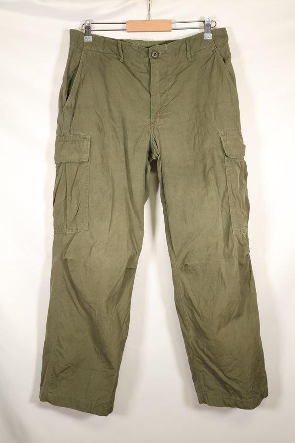 推定1969~70年契約　M-S　4th Model ジャングルファティーグ　パンツ　傷あり　中古品