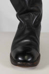 1960's West German Police Riding Boots, Scuffed, Used.