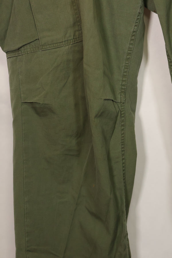 1967 Contract 3rd Model Non Ripstop Jungle Fatigue Pants L-S Used
