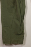 1967 Contract 3rd Model Non Ripstop Jungle Fatigue Pants L-S Used