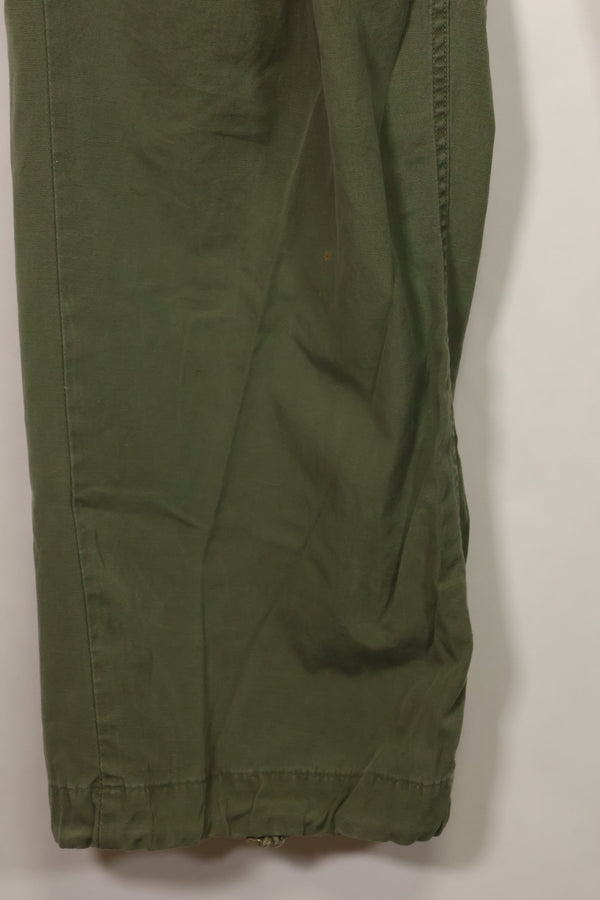 1967 Contract 3rd Model Non Ripstop Jungle Fatigue Pants L-S Used