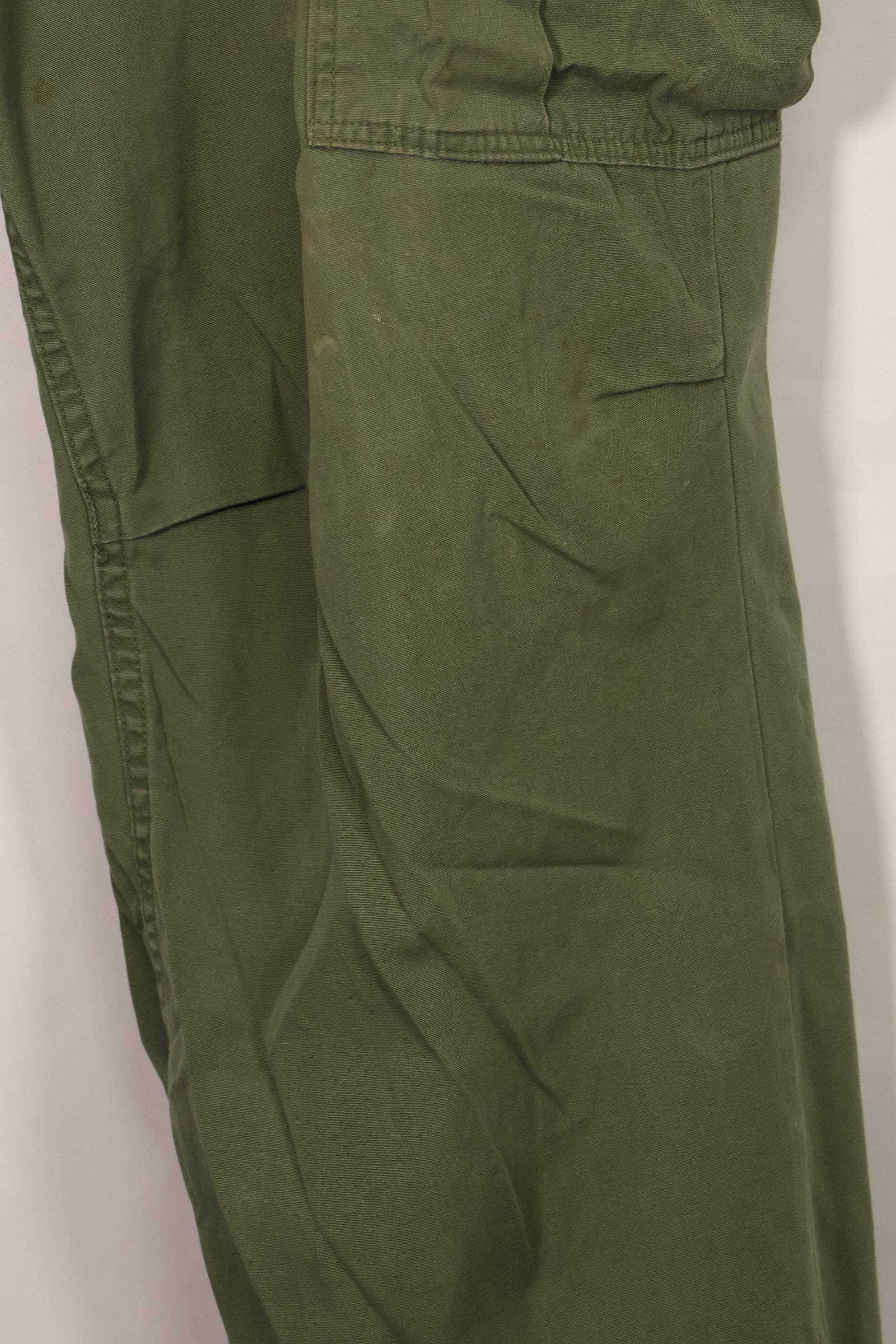 1967 Contract 3rd Model Non Ripstop Jungle Fatigue Pants L-S Used