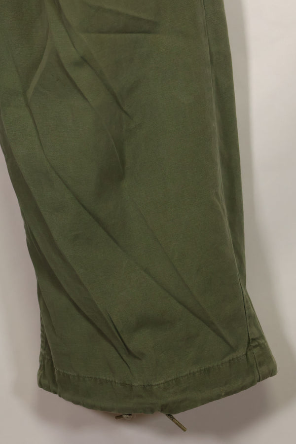 1967 Contract 3rd Model Non Ripstop Jungle Fatigue Pants L-S Used