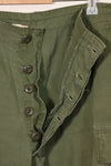 1967 Contract 3rd Model Non Ripstop Jungle Fatigue Pants L-S Used