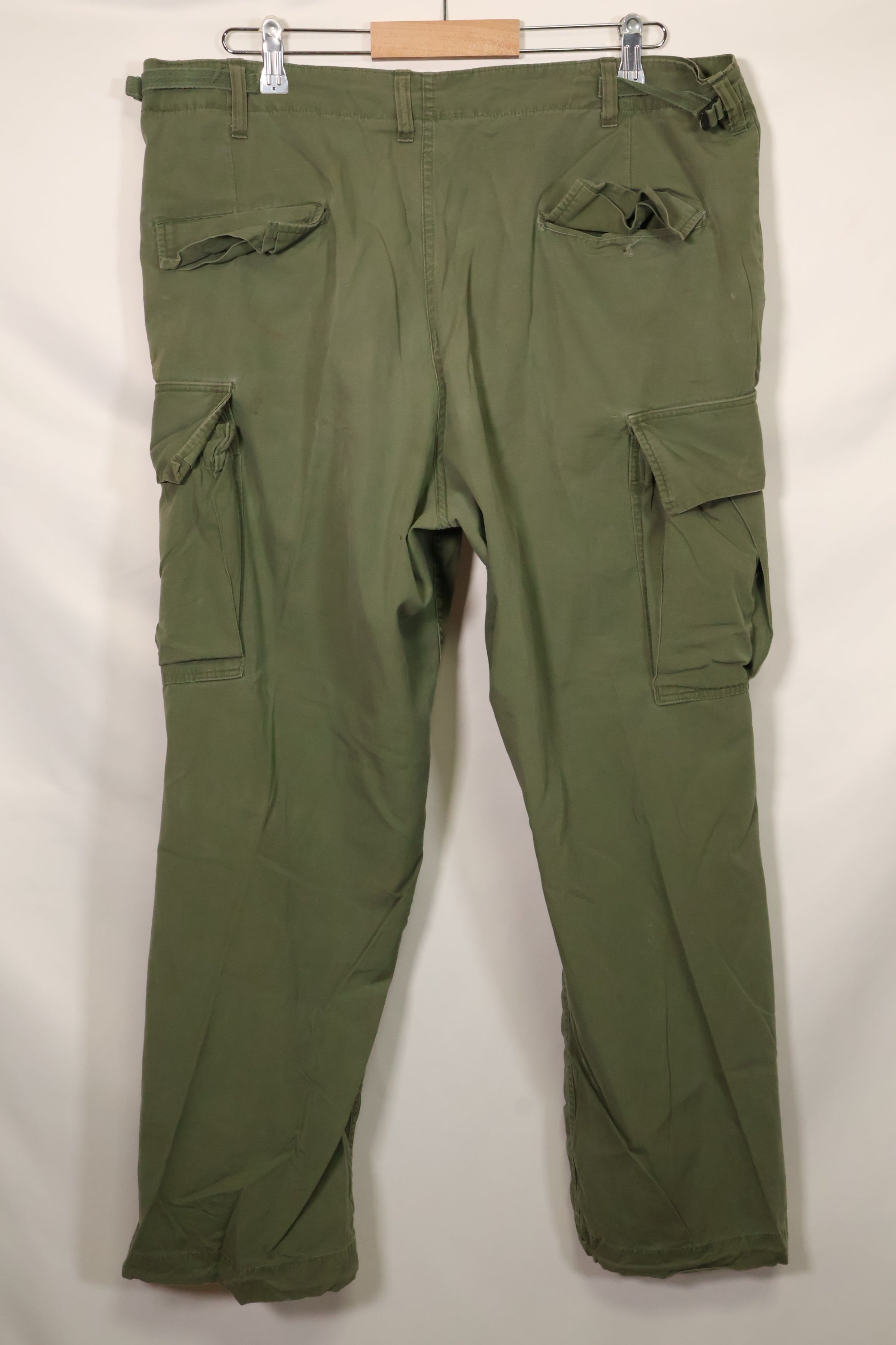 1967 Contract 3rd Model Non Ripstop Jungle Fatigue Pants L-S Used