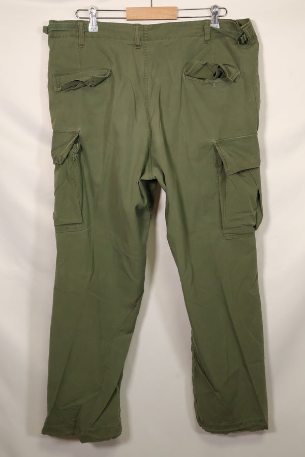 1967 Contract 3rd Model Non Ripstop Jungle Fatigue Pants L-S Used