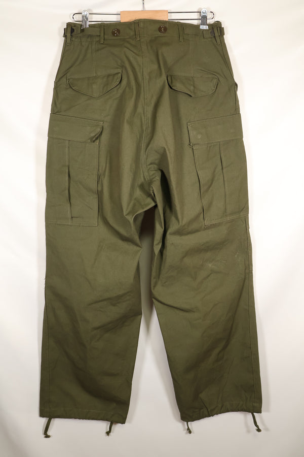 1951 Contract, S-R, U.S. Army, M51 Field Pants, Virtually Unused, Some Stains and Dirt