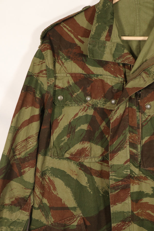 Real 1950s French Army Lizard Camouflage TAP 47/54 Airborne Jacket, almost unused.