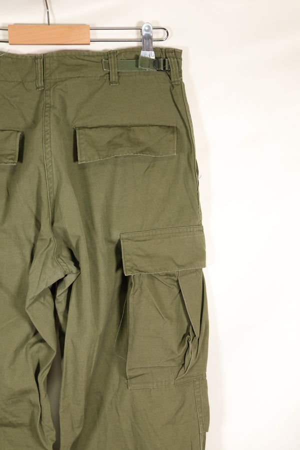 Estimated 1968–69 S-L 4th Model Jungle Fatigue Pants, Used, No Contract Tag