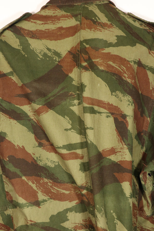 Real 1950s French Army Lizard Camouflage TAP 47/54 Airborne Jacket, almost unused.