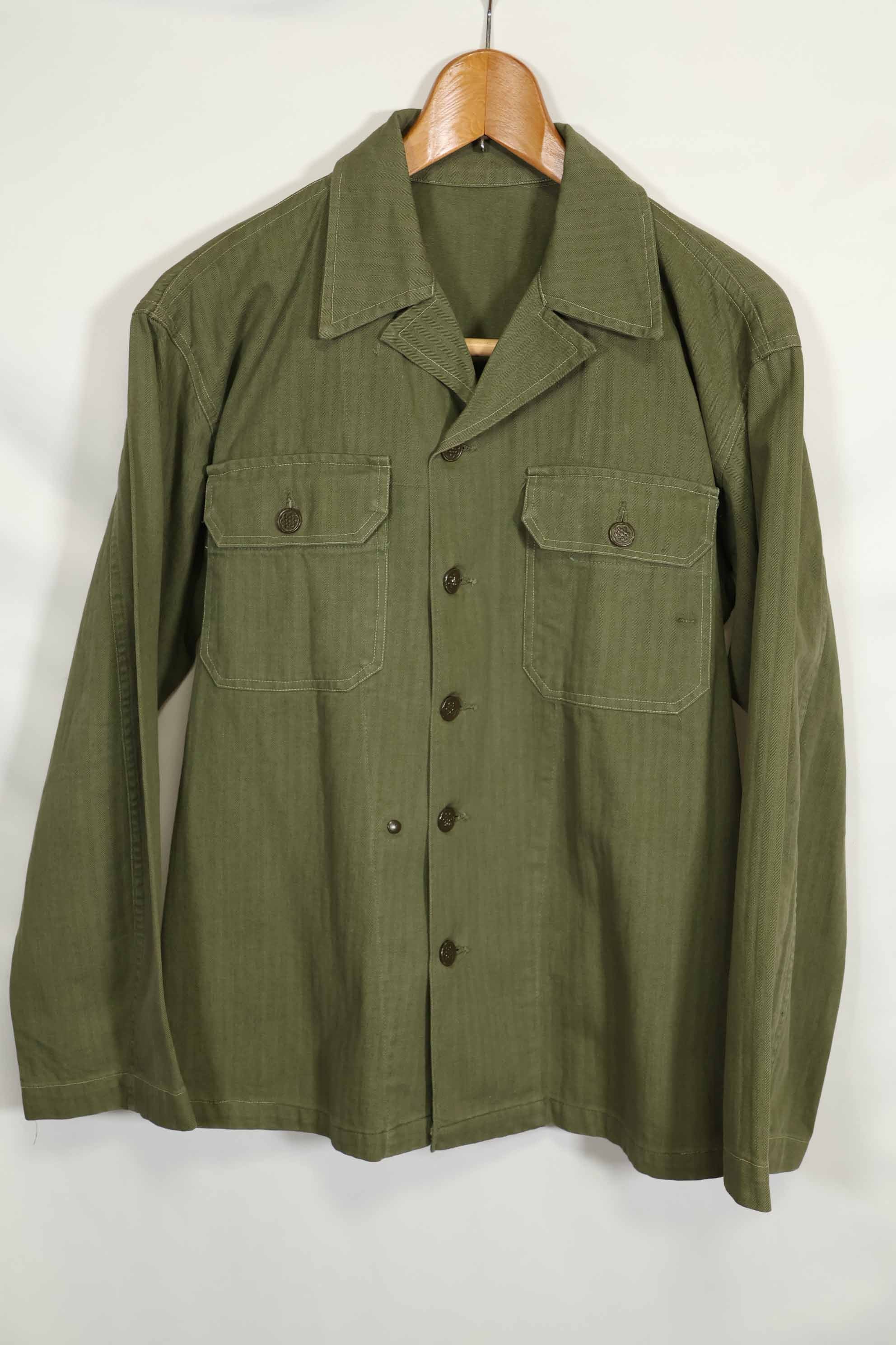 1950's U.S. Army HBT Utility Shirt, almost unused.