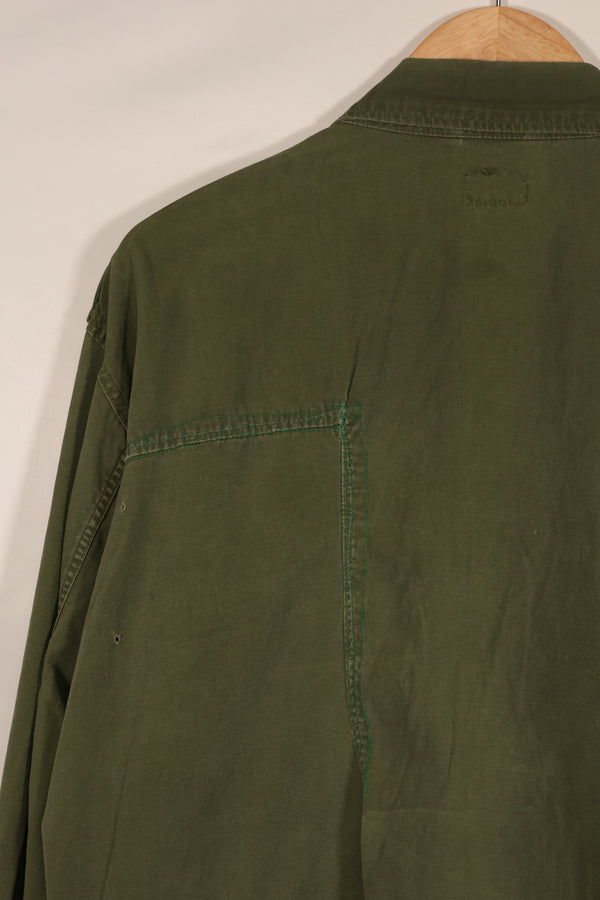 Real 1964 1st Model Jungle Fatigue Jacket, scratches, holes, poor condition.