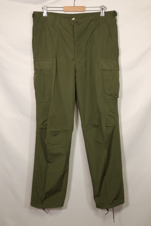 1967 Contract 3rd Model Non Ripstop Jungle Fatigue Pants L-L Almost Unused