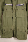 1963 Contract, S-R, U.S. Air Force, Officer, 1st Model Jungle Fatigue Jacket, Modified, Used