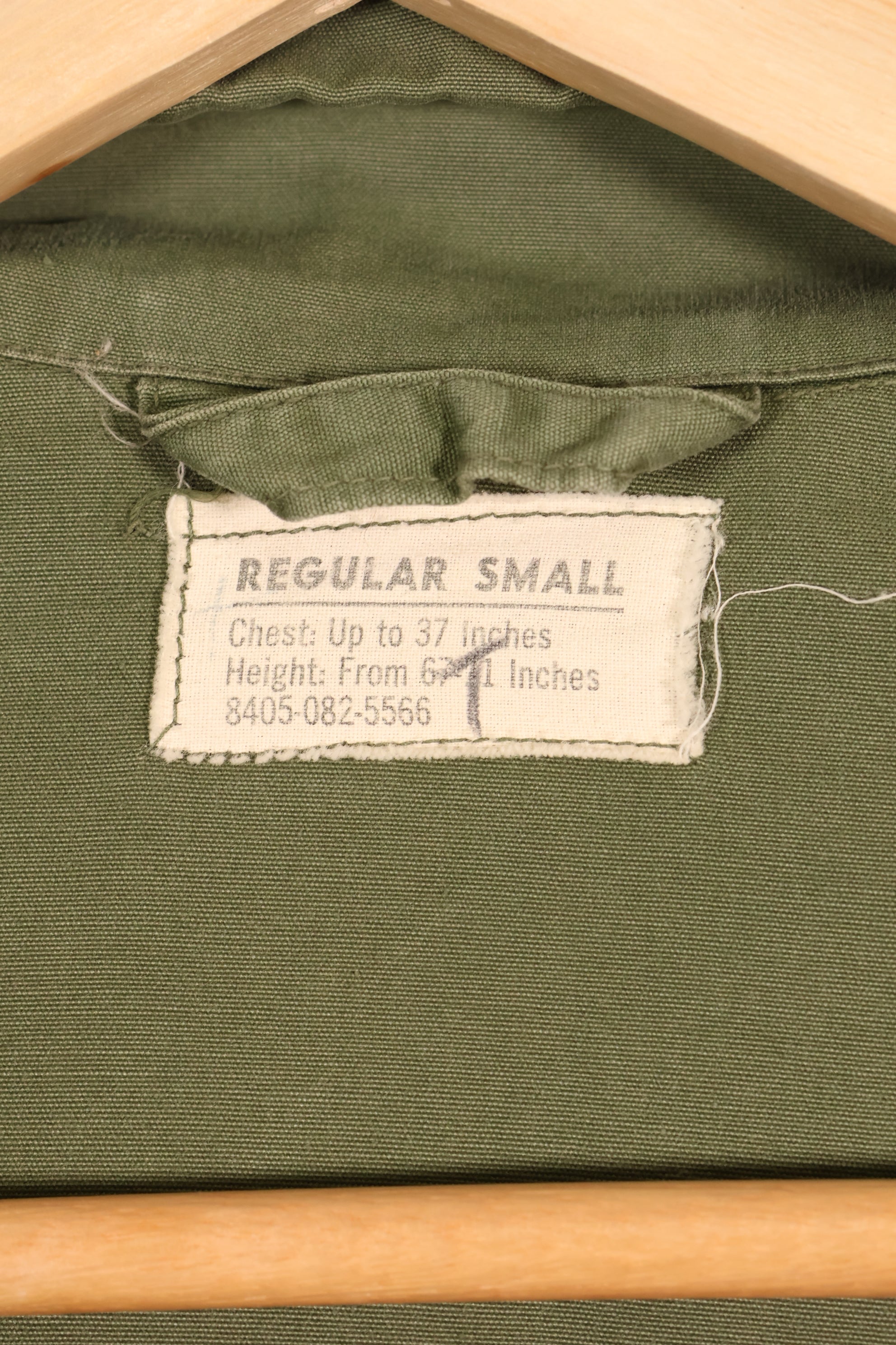 1963 Contract, S-R, U.S. Air Force, Officer, 1st Model Jungle Fatigue Jacket, Modified, Used