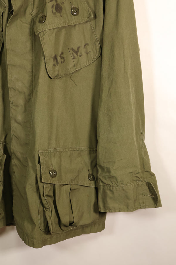 1963 Contract, M-R, USMC, 1st Model Jungle Fatigue Jacket, Almost Unused, Used