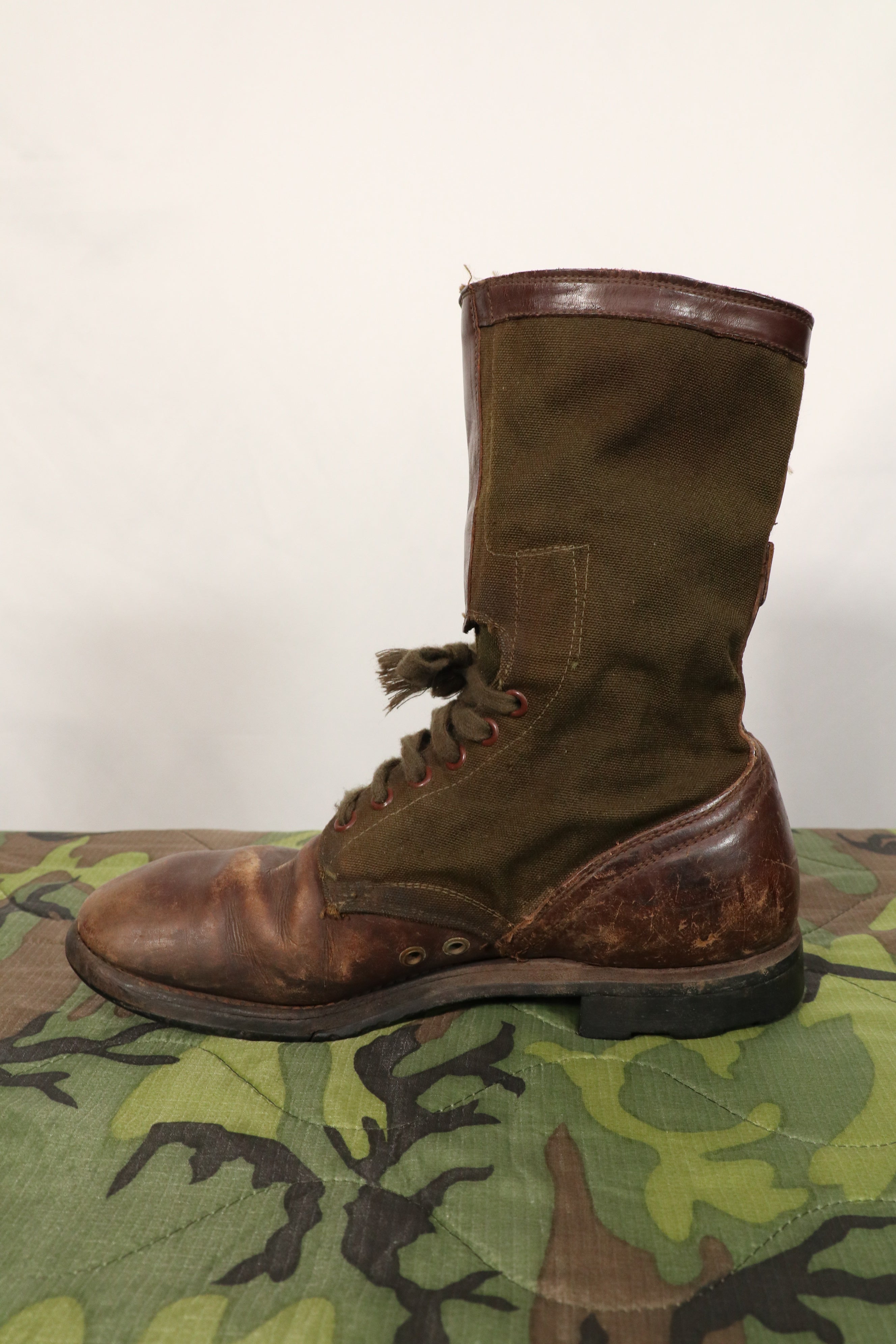 Real 1950s Tropical Boots, commonly known as Okinawan Boots, rare, used.