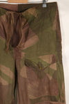 Real British Army SAS Trousers WINDPROOF Camouflage Pants Size No.3 Used