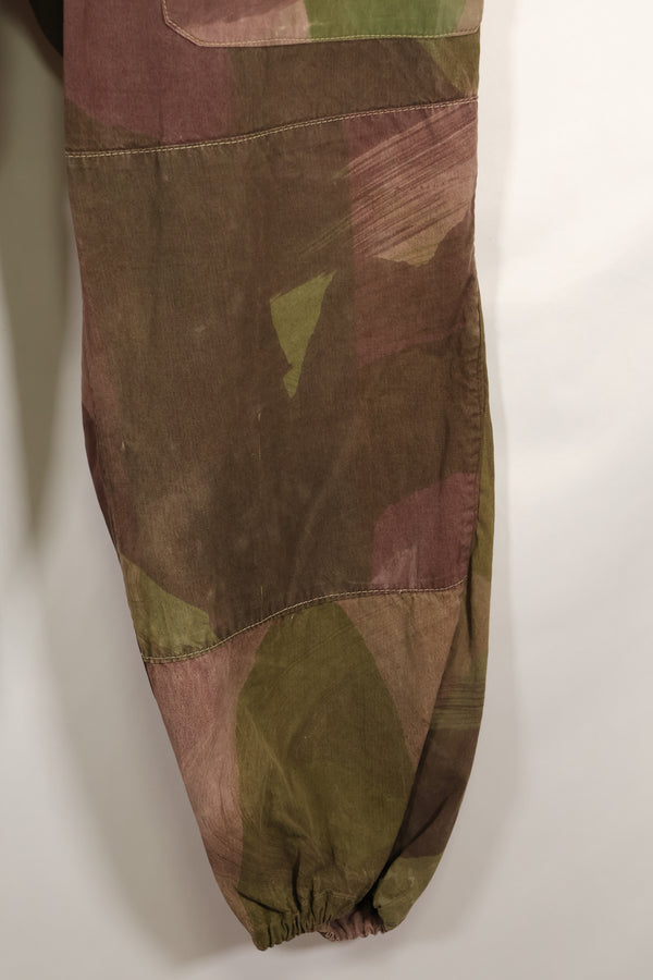 Real British Army SAS Trousers WINDPROOF Camouflage Pants Modified Pants Indochina War Used