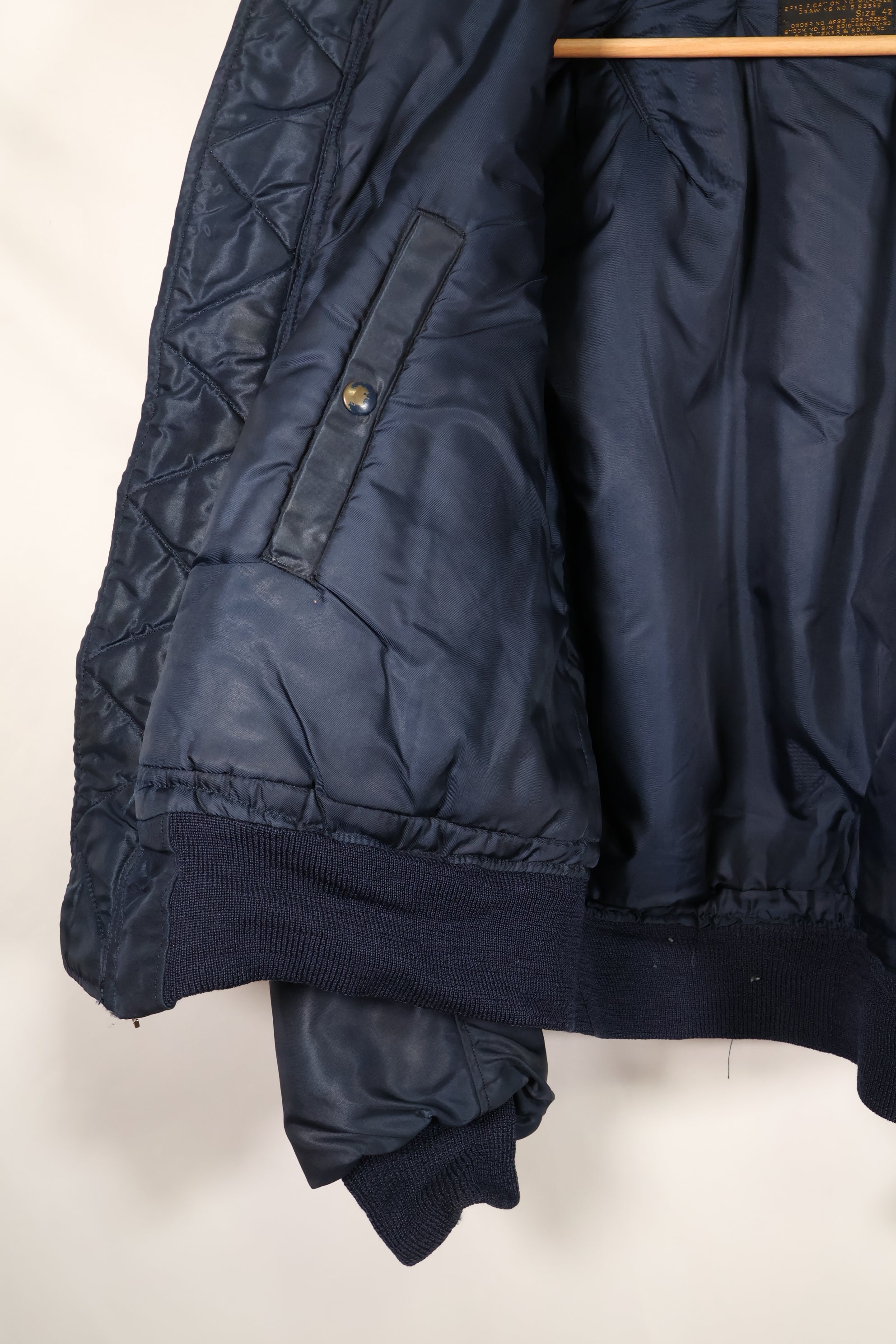 1950s, Size 42, U.S. Air Force B-15C Flight Jacket, Zipper Replaced, Used