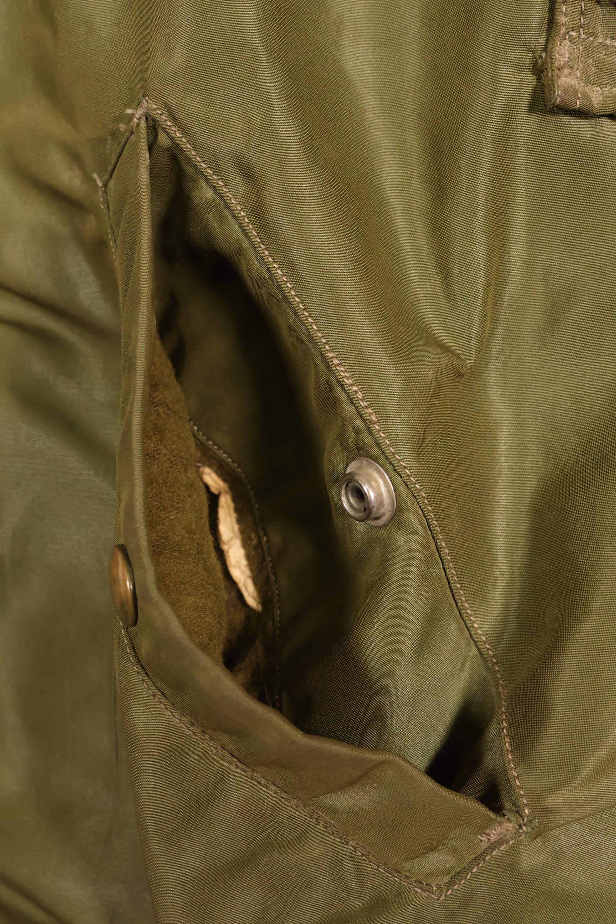 Late 1940s–Early 1950s, U.S. Air Force, B-15C Flight Jacket, Rare Green Version, Used