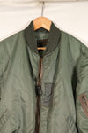 1950s LARGE U.S. Air Force Early Model MA-1 Flight Jacket, Intermediate, Used