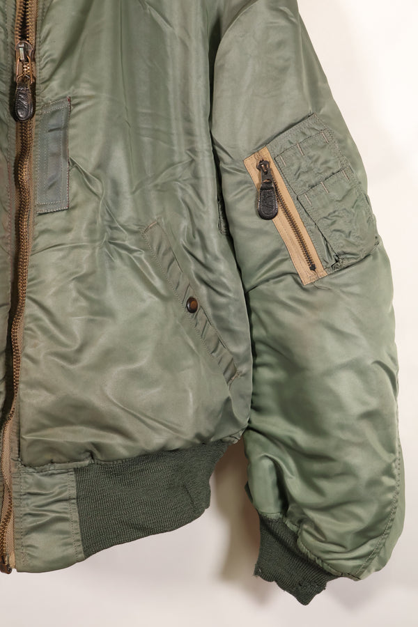 1950s LARGE U.S. Air Force Early Model MA-1 Flight Jacket, Intermediate, Used, Grade B