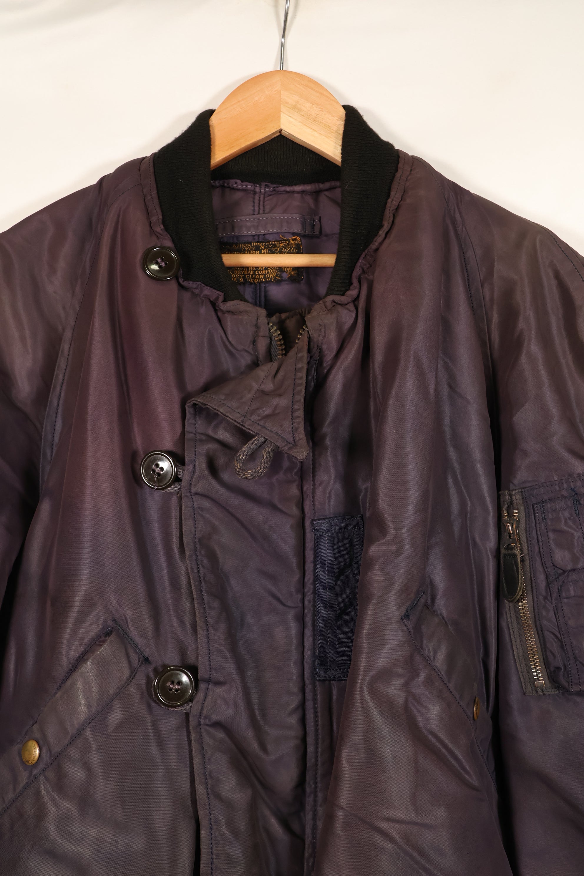1950s LARGE U.S. Air Force N2-A Flight Jacket (Modified Hood) - Used