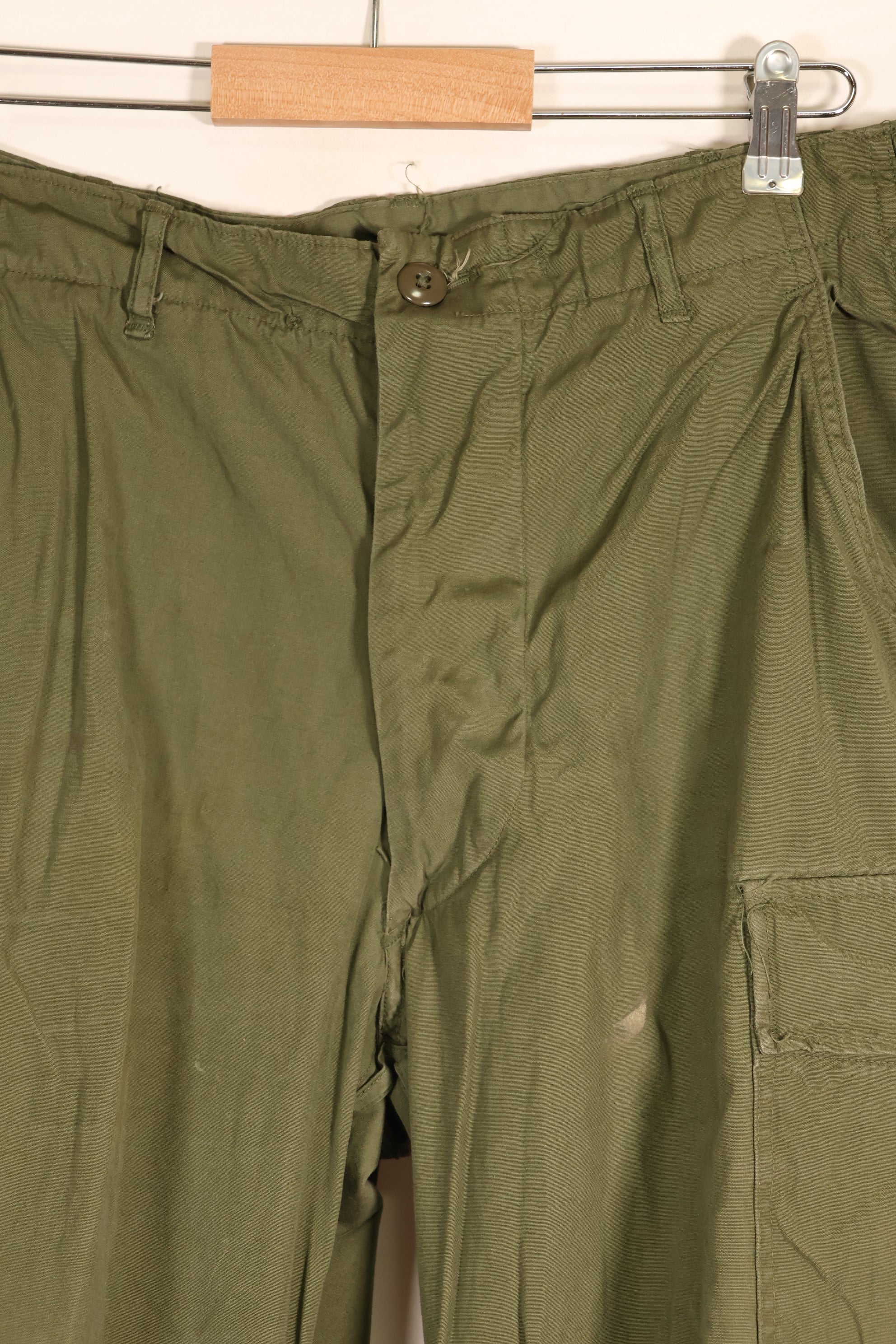 Estimated 1965 Contract, M-R, 2nd Model Jungle Fatigue Pants, Good Condition, Used