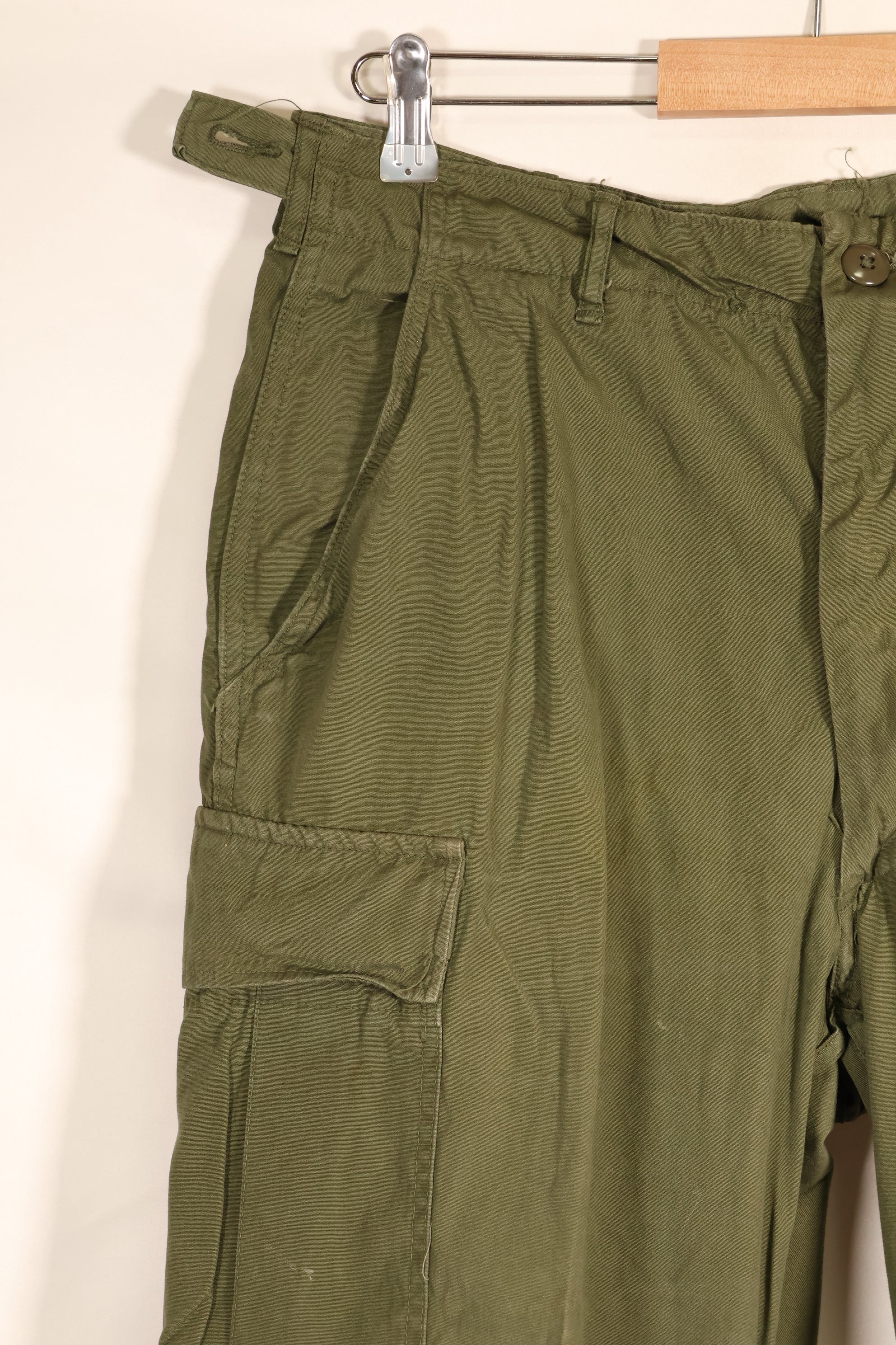 Estimated 1965 Contract, M-R, 2nd Model Jungle Fatigue Pants, Good Condition, Used