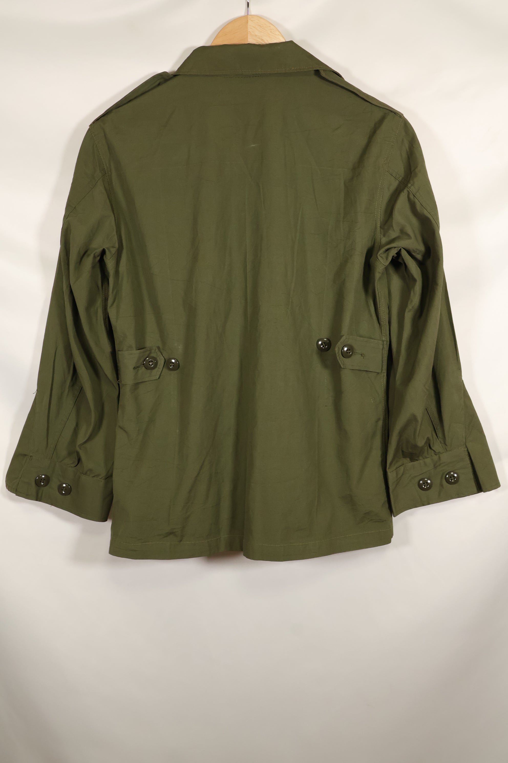 Circa 1965-1966 2nd Model Jungle Fatigue Jacket in good condition, missing size tag.