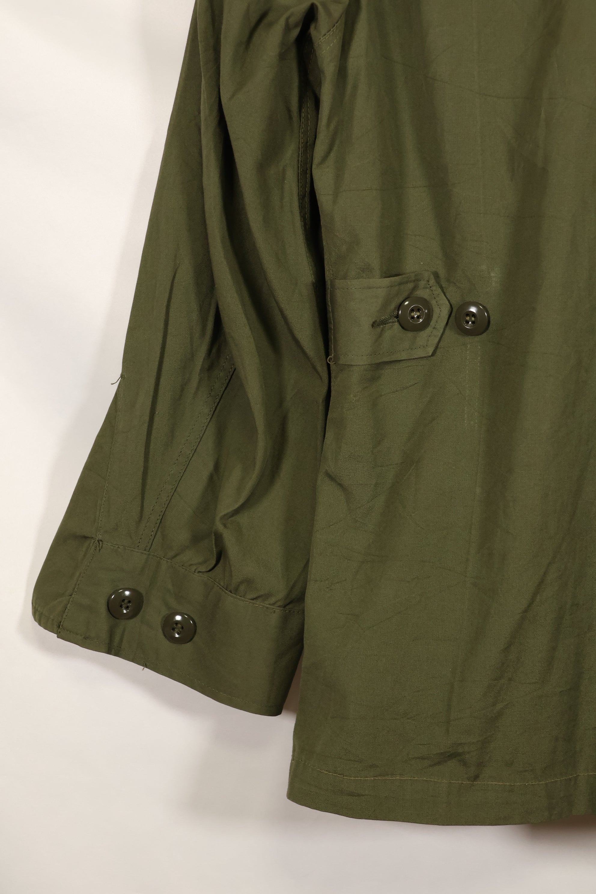 Circa 1965-1966 2nd Model Jungle Fatigue Jacket in good condition, missing size tag.