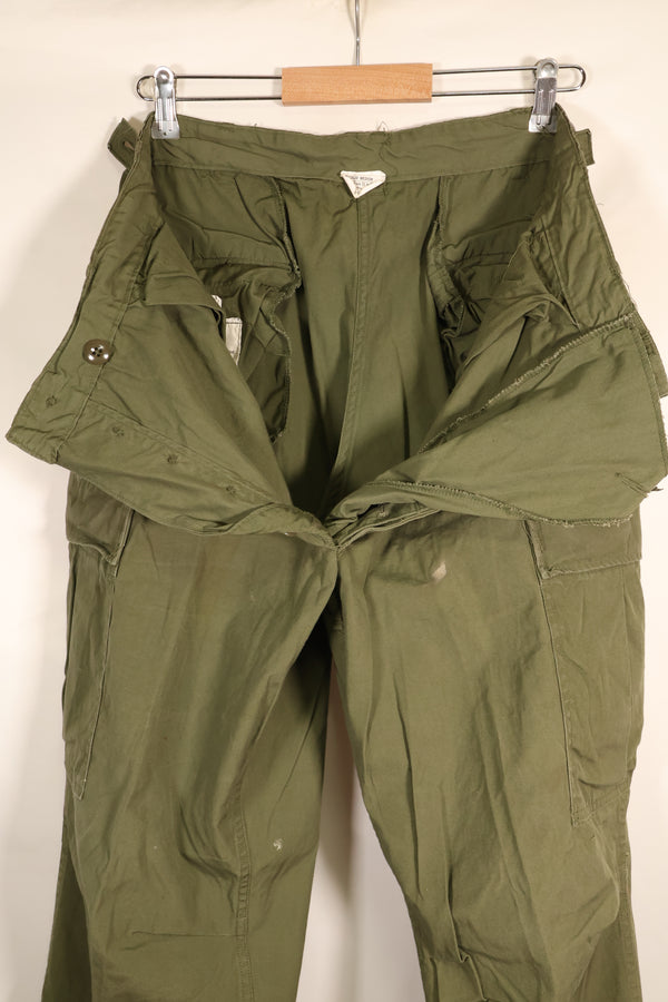 Estimated 1965 Contract, M-R, 2nd Model Jungle Fatigue Pants, Good Condition, Used