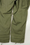 1964 Contract 1st Model Jungle Fatigue Pants, L-R, stained, repaired, used.