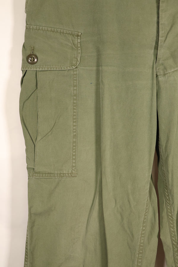 1963 Contract—Presumed M-S 1st Model Jungle Fatigue Pants—Faded—Used