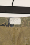 Replica Gold Tiger Stripe Pants made by MASH Osaka, US cut, faded, used.