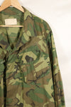 Circa 1966-67 X-L-R Non Ripstop Early Print ERDL Fatigue Jacket Used