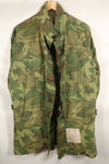Circa 1966-67 X-L-R Non Ripstop Early Print ERDL Fatigue Jacket Used