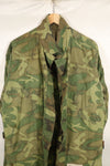 Circa 1966-67 X-L-R Non Ripstop Early Print ERDL Fatigue Jacket Used