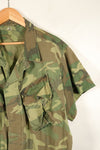 Estimated 1966–67 | Estimated M-R | No label | ERDL camouflage | Early print | Short-sleeve custom fatigue jacket | Used