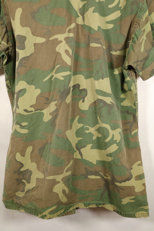 Estimated 1966–67 | Estimated M-R | No label | ERDL camouflage | Early print | Short-sleeve custom fatigue jacket | Used