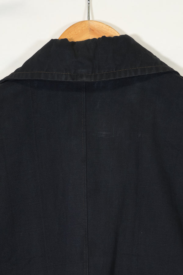 1940's Japanese Navy Officer's Navy Blue Coat, privately procured, used.