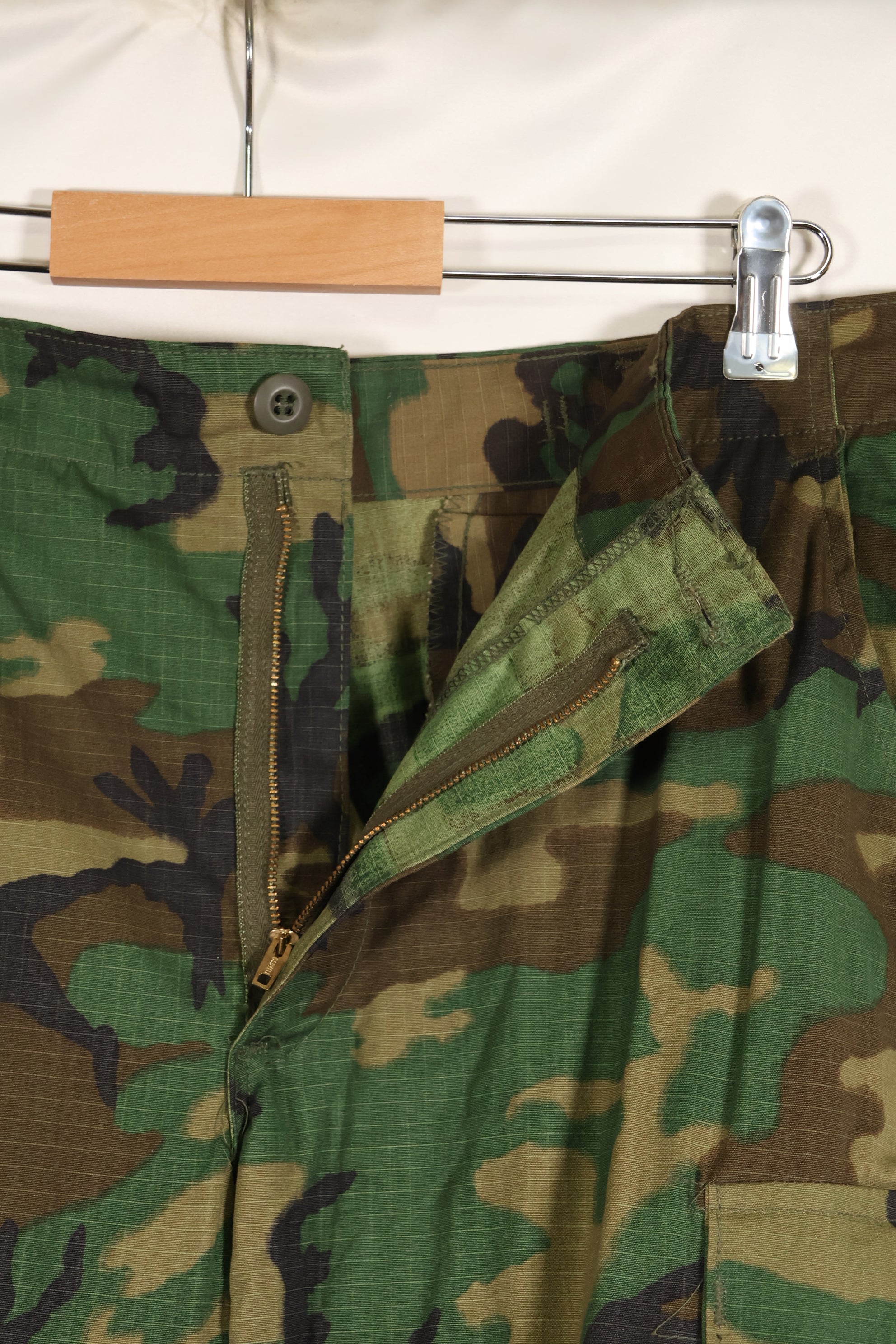 Actual 1970 M-S Deadstock Ripstop ERDL Fatigue Pants Brown Leaf