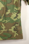 Estimated circa 1966–67; Estimated S-R; Early print; ERDL leaf camouflage; No rip; Fatigue jacket; Short sleeves; Used