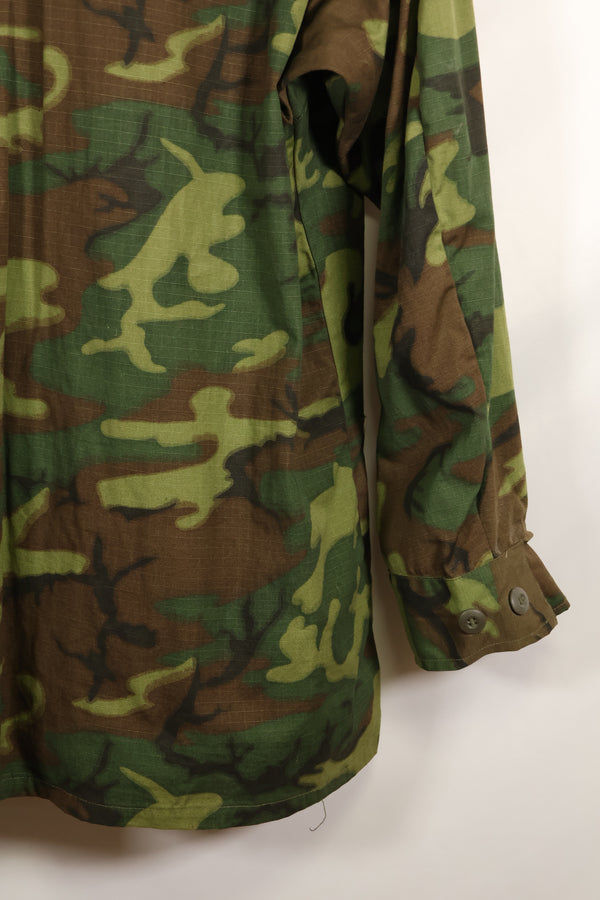 1970 Contract Deadstock X-L-R ERDL Green Leaf Camouflage Jungle Fatigue Jacket